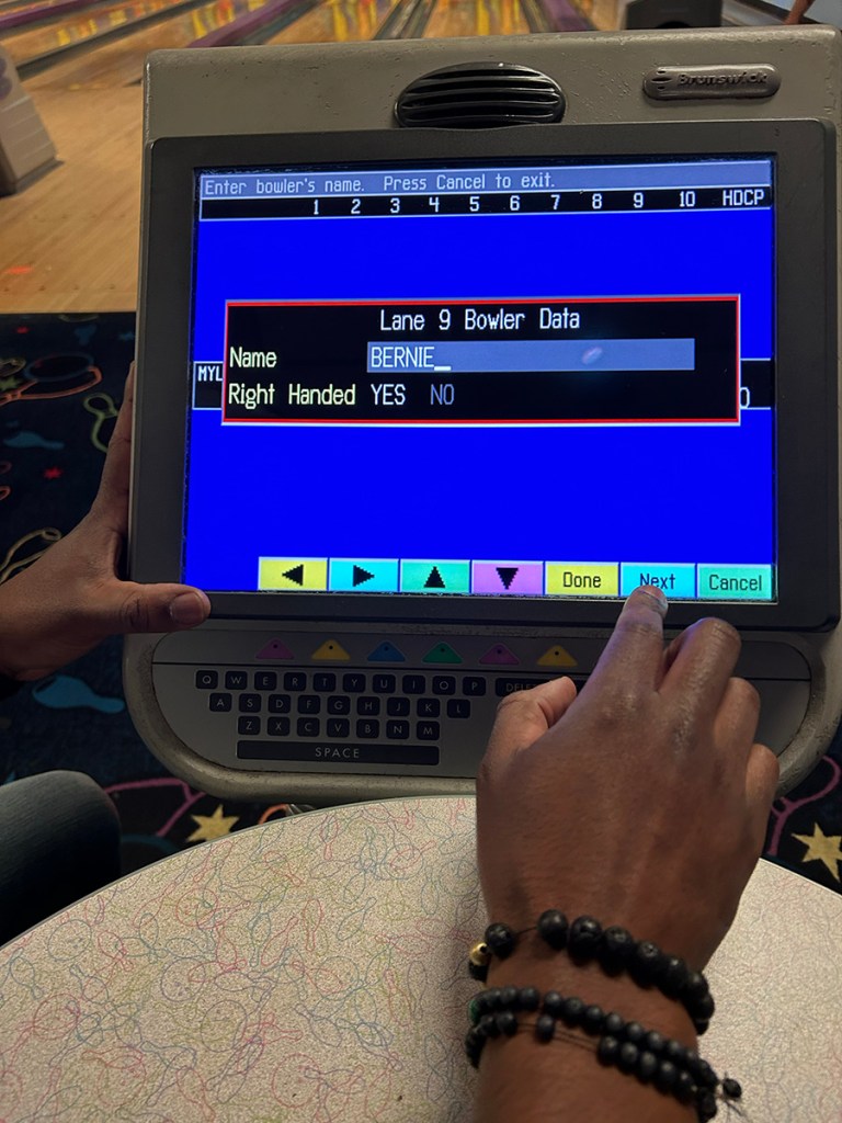 Vintage Brunswick bowling monitor.